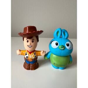 Fisher-Price Disney Pixar Toy Story 4 Bunny and Woody Toy Figures 2018